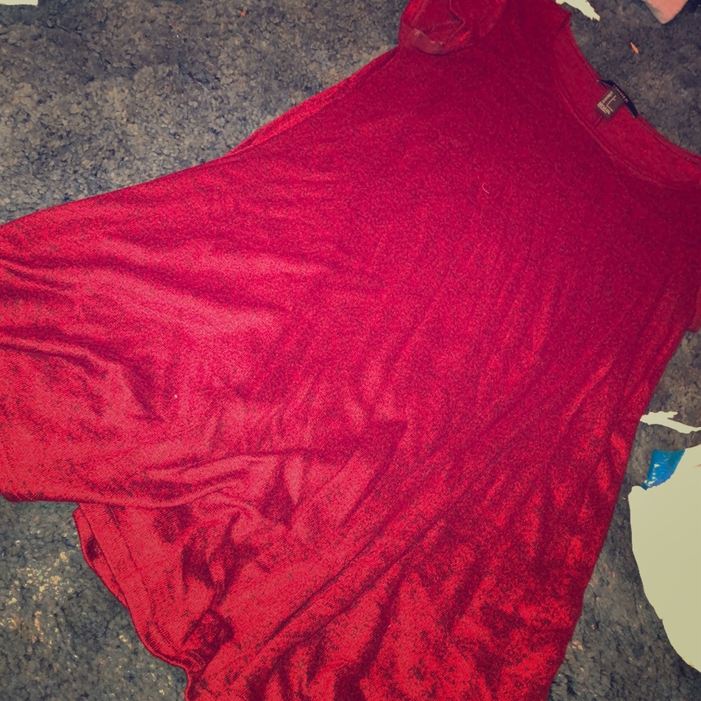 red t-shirt dress
